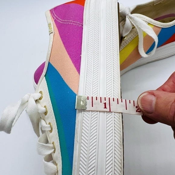 KEDS X KATE SPADE TRIPLE KICK PLATFORM SNEAKERS SIZE 8.5 - Picture 14 of 15